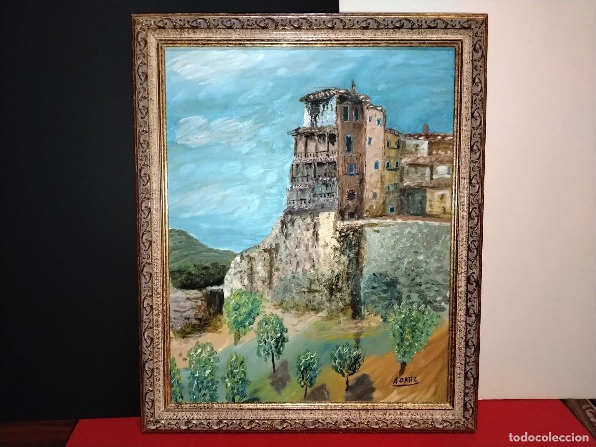 Art: OBRA REALISTA DE PAISAJE RURAL DE ANTONIA ORTIZ( 39 x 47 cm)