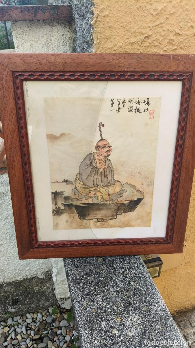 Arte: Peinture sur soie Luchan Chine 1880 original sign&eacute;e