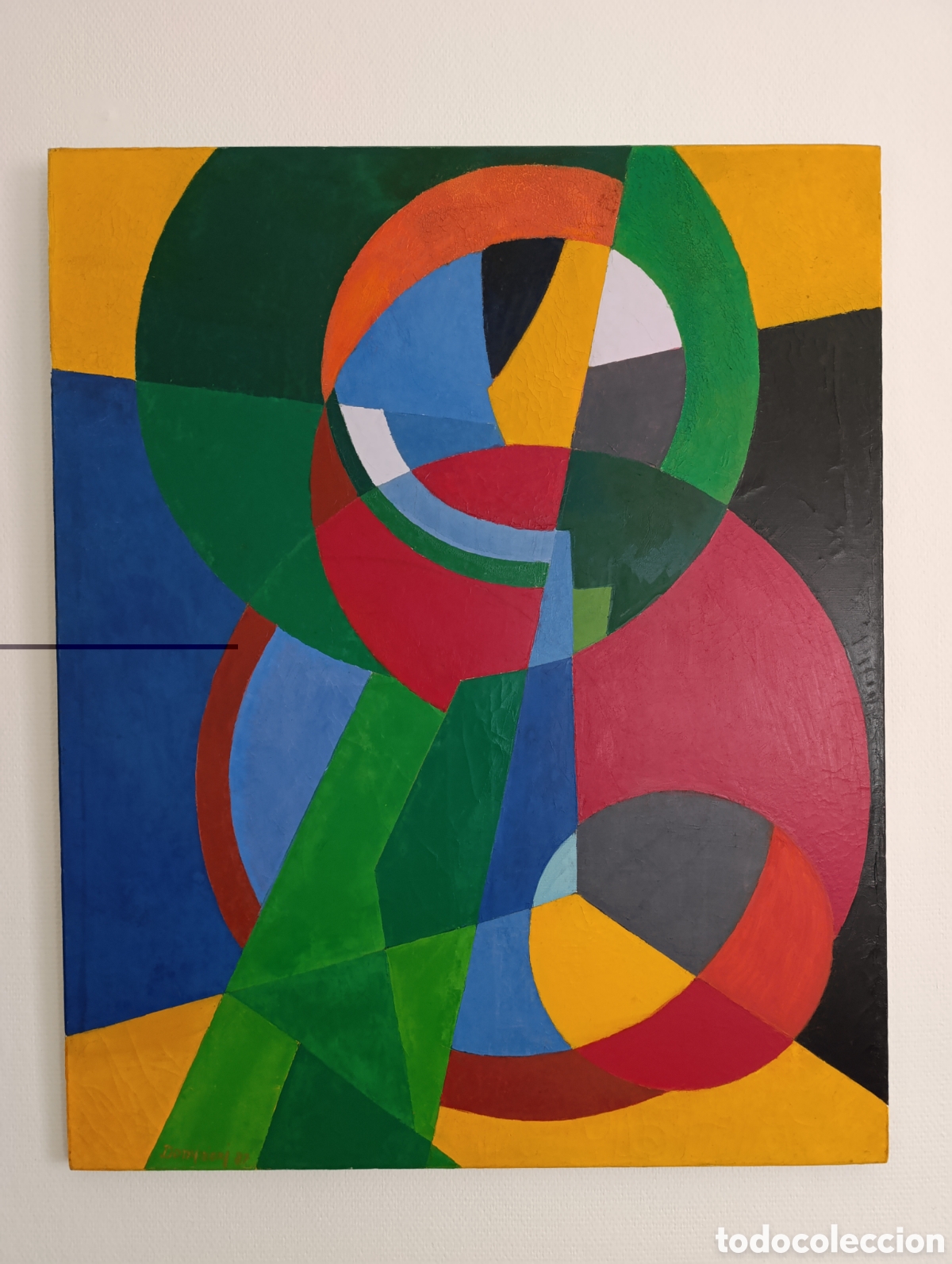 Arte: Abstracci&oacute;n Geom&eacute;trica. Orfismo. Jaques Dominioni. 1987.