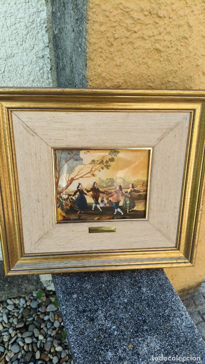 Arte: Cadre deco email et peinture sur tole s&eacute;rie Goya