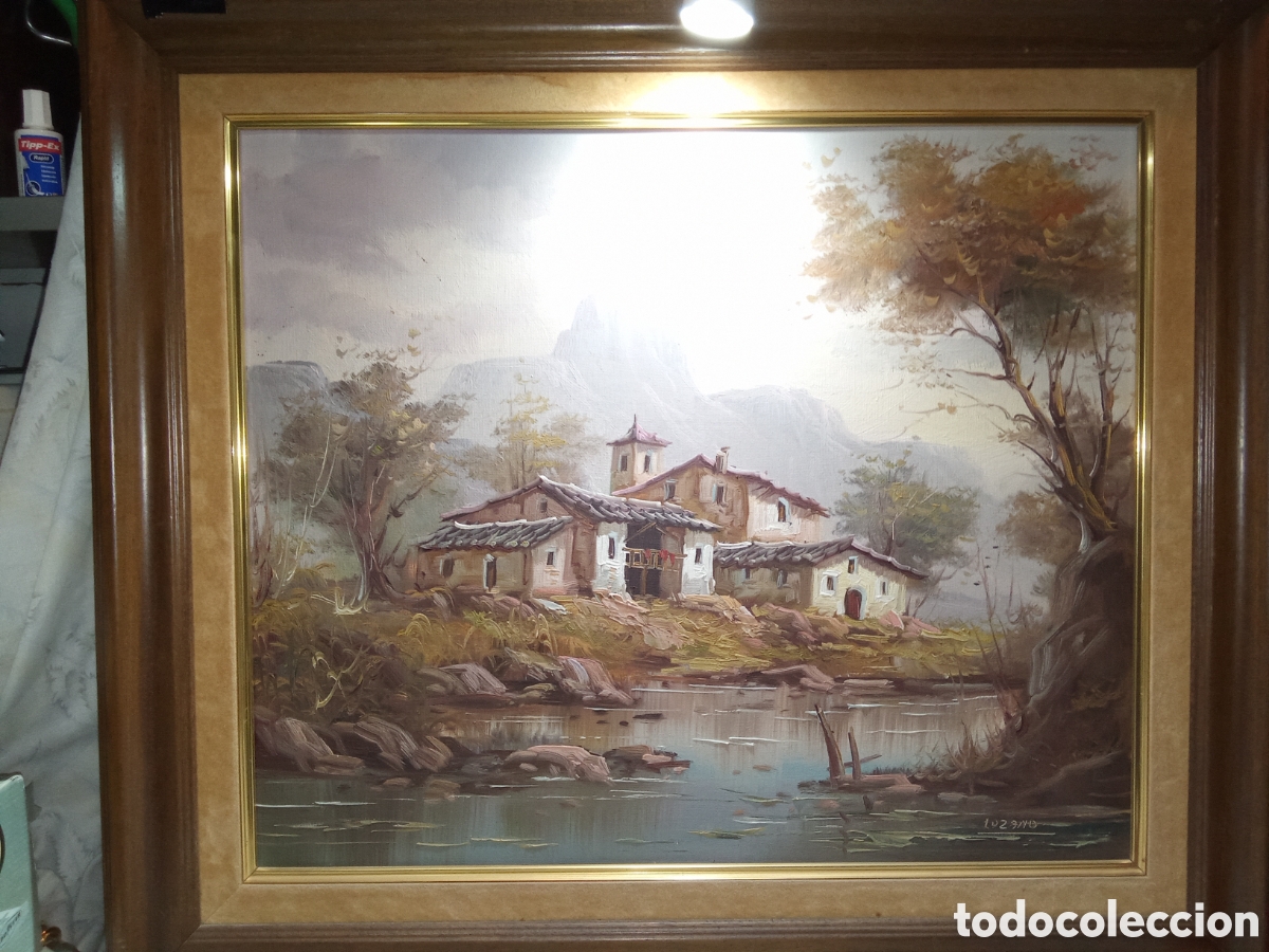 Arte: ESPECTACULAR PAISAJE RURAL FIRMADO LOZANO
