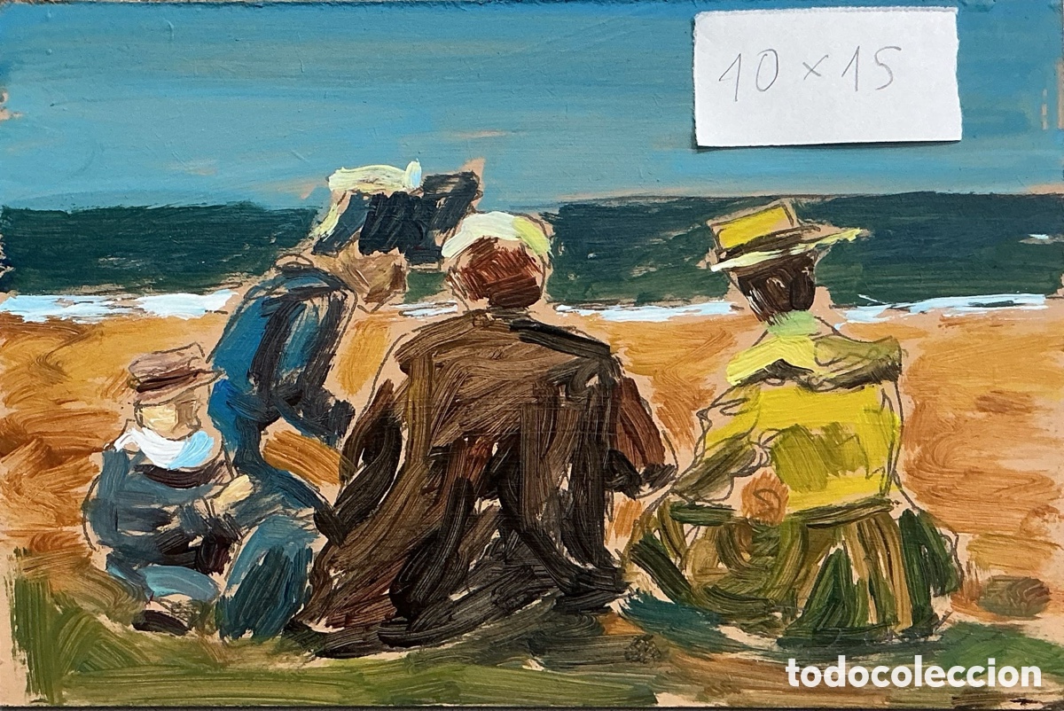 Arte: &Oacute;leo original. Demetrio Sus&iacute;n. Playa 01