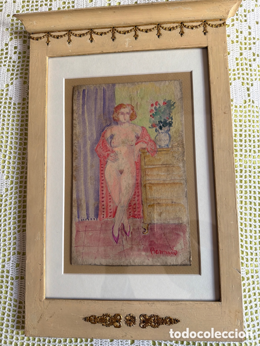 Arte: BONNARD. &ldquo;Desnuda&rdquo;. Acuarela