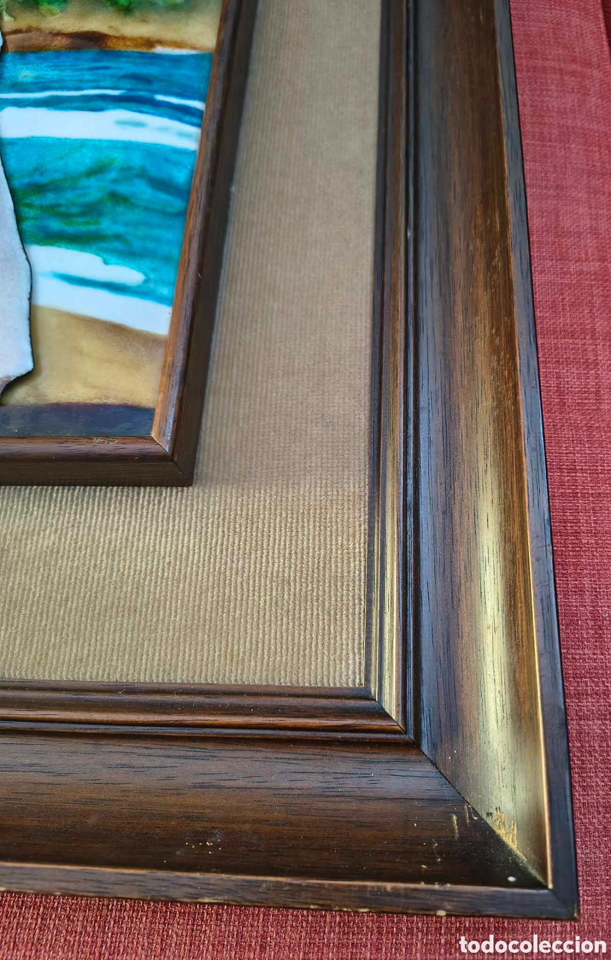 Arte: Cuadro esmalte - copia del pintor J. Sorolla - Foto 7