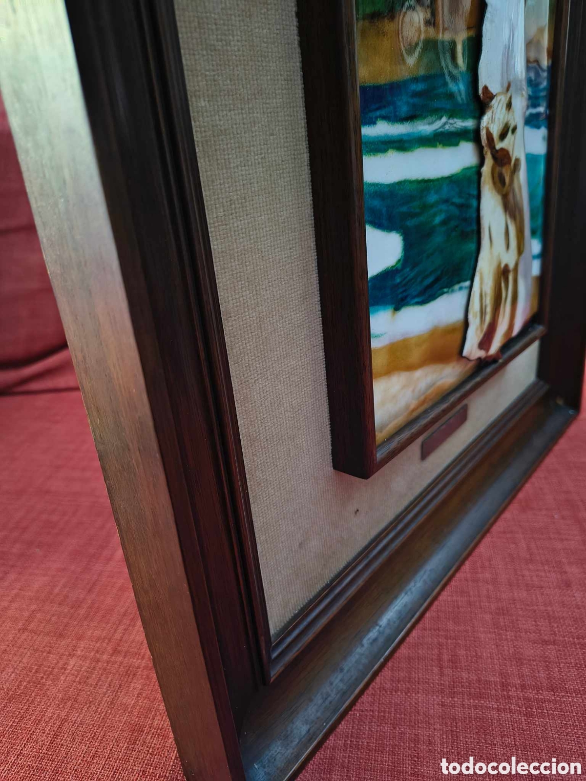 Arte: Cuadro esmalte - copia del pintor J. Sorolla - Foto 8