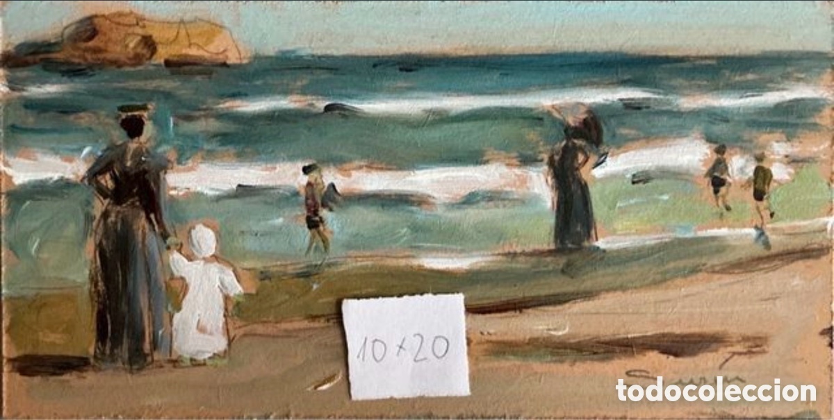 Art: &Oacute;leo original. Demetrio Sus&iacute;n. Playa victoriana 6.