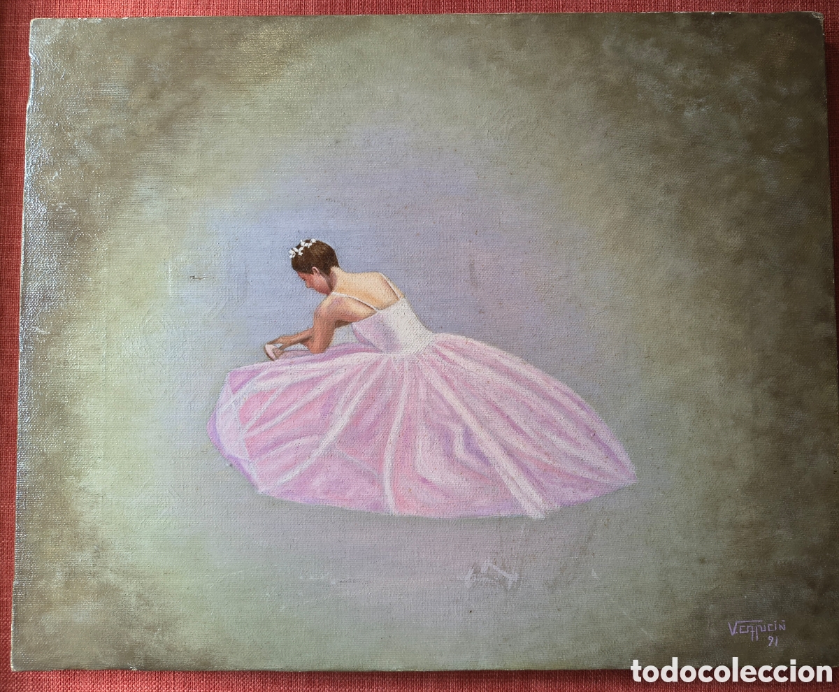 Kunst: Cuadro La Preparaci&oacute;n Silenciosa: Bailarina