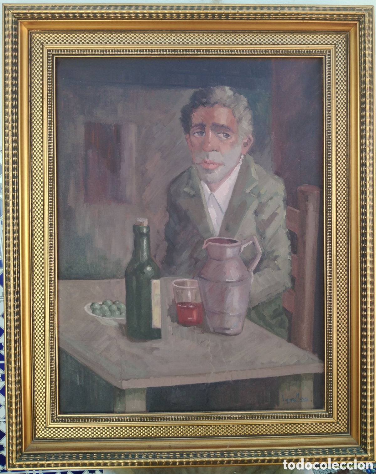 Arte: Antonio L&oacute;pez Mu&ntilde;oz. &Oacute;leo sobre lienzo firmado.