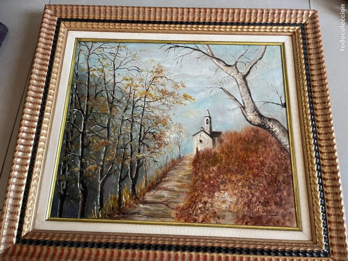 Arte: Cuadro antiguo. Firmado Arnau
