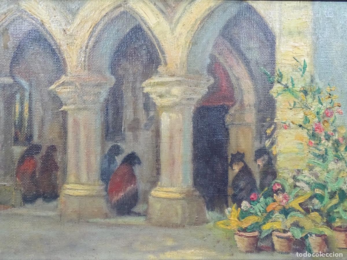 Arte: &Oacute;LEO TELA ANONIMO. ESCUELA CATALANA DE BUEN TRAZO. ARQUITECTURA G&Oacute;TICA.