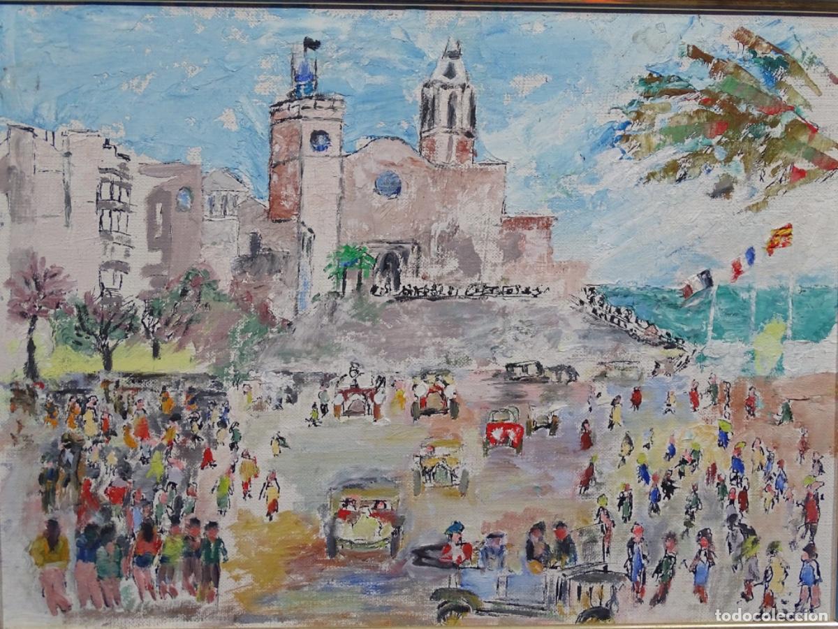 Arte: &Oacute;LEO SI RE TABLEX FIRMA ILEGIBLE. SITGES. FLORIT ?