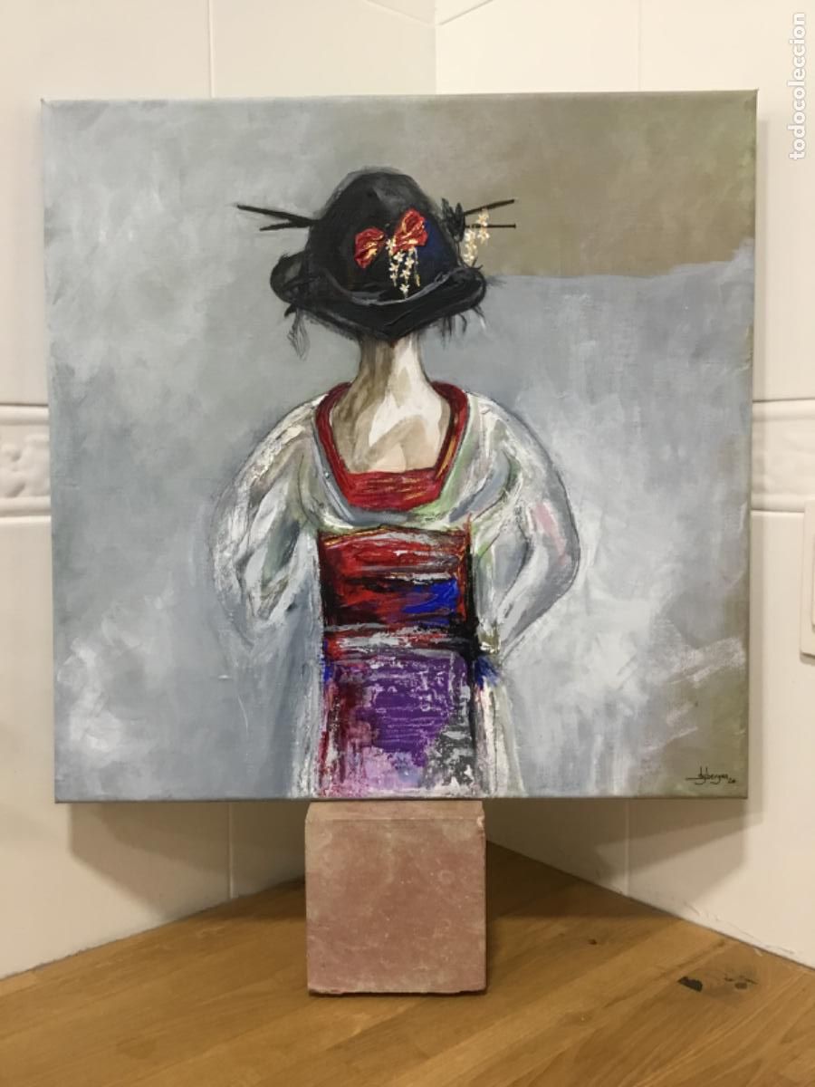 Arte: China sublime. Acr&iacute;lico y l&aacute;piz sobre lienzo.
