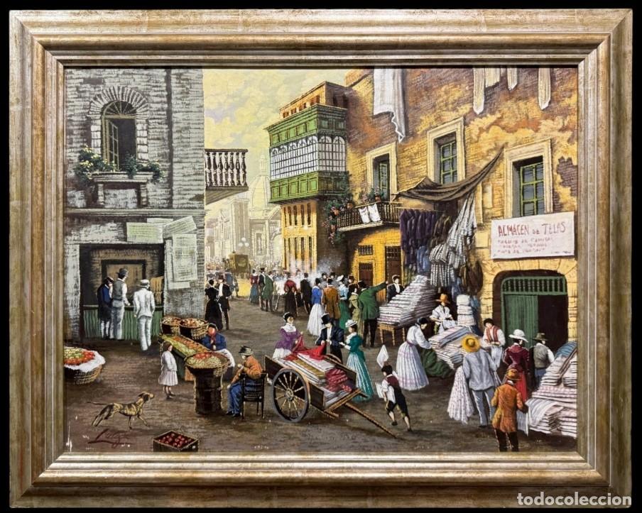 Arte: LUCIO ALBERTO TORRES GARC&Iacute;A (1940-2011) - VISTA DE LIMA EN 1820