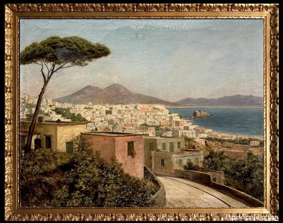Arte: L. ERHARD (C. 1900) - N&Aacute;POLES DESDE POSILIPO