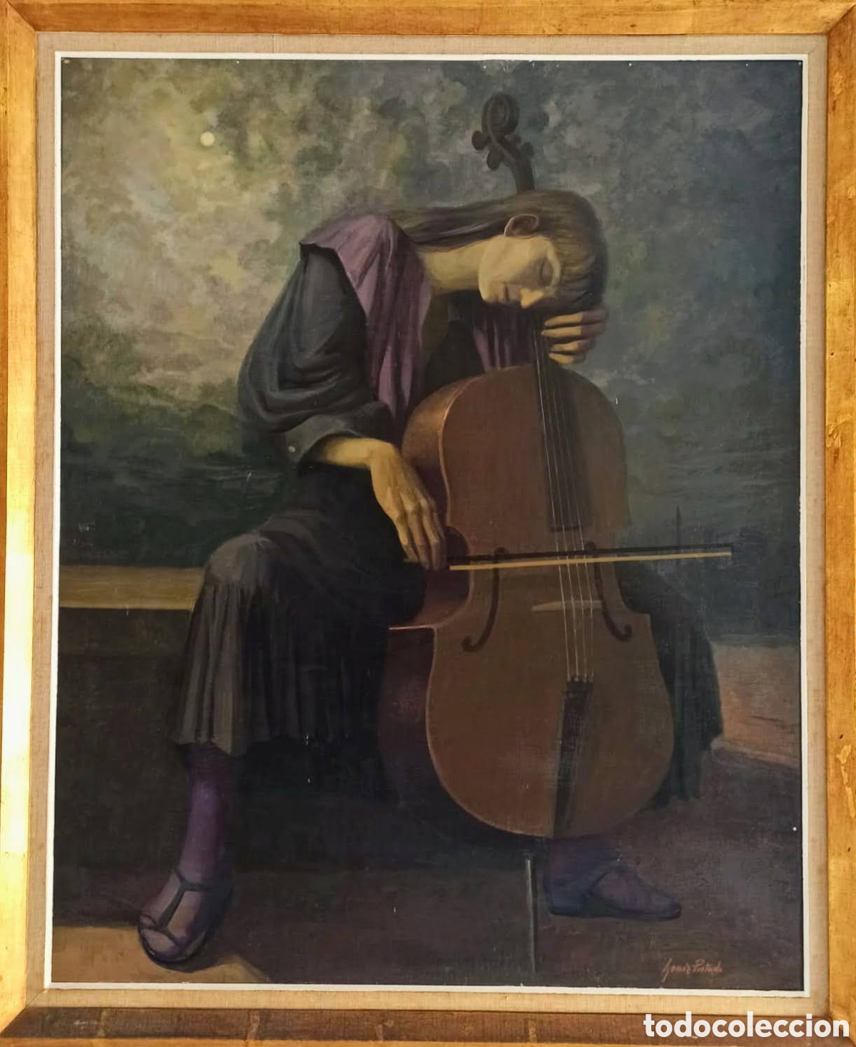 Arte: Mujer con violoncello