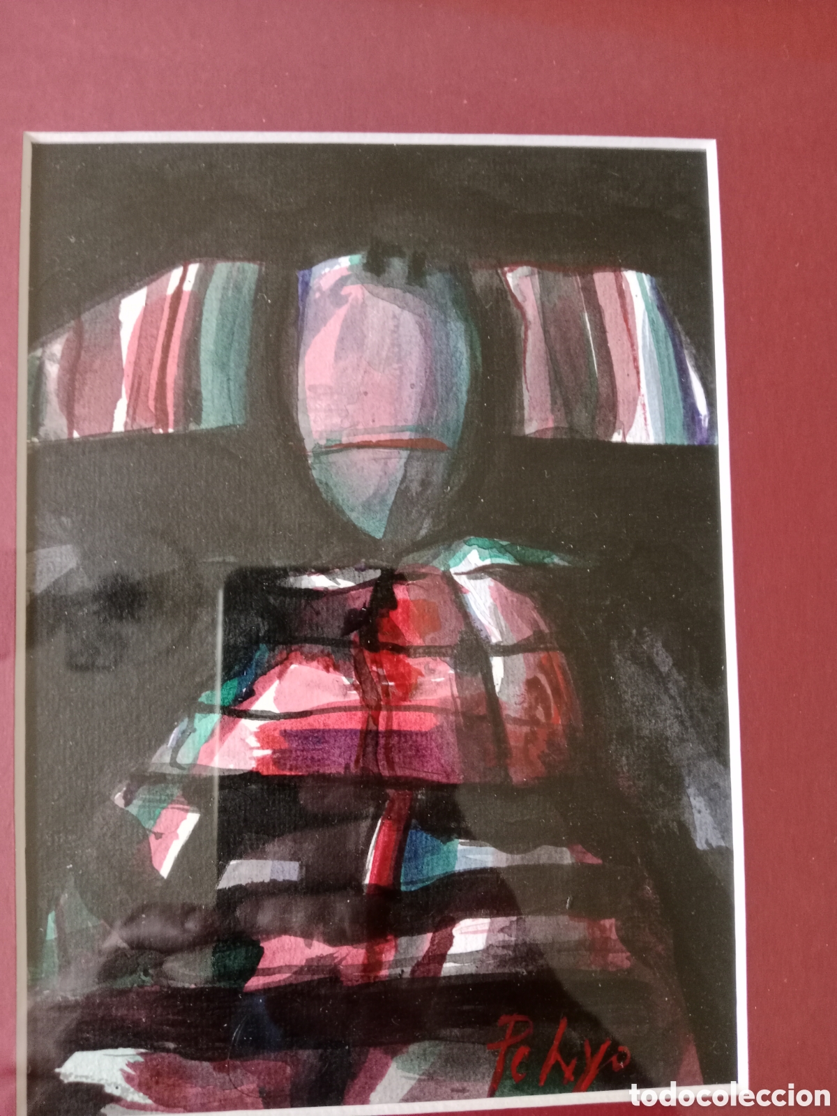 Arte: ORLANDO PELAYO (1920 - 1990) , ACUARELA PAPEL, ESCUELA PAR&Iacute;S, PINTOR ASTURIANO