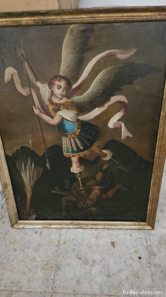 Arte: Cuadro antiguo San Jorge - Foto 11