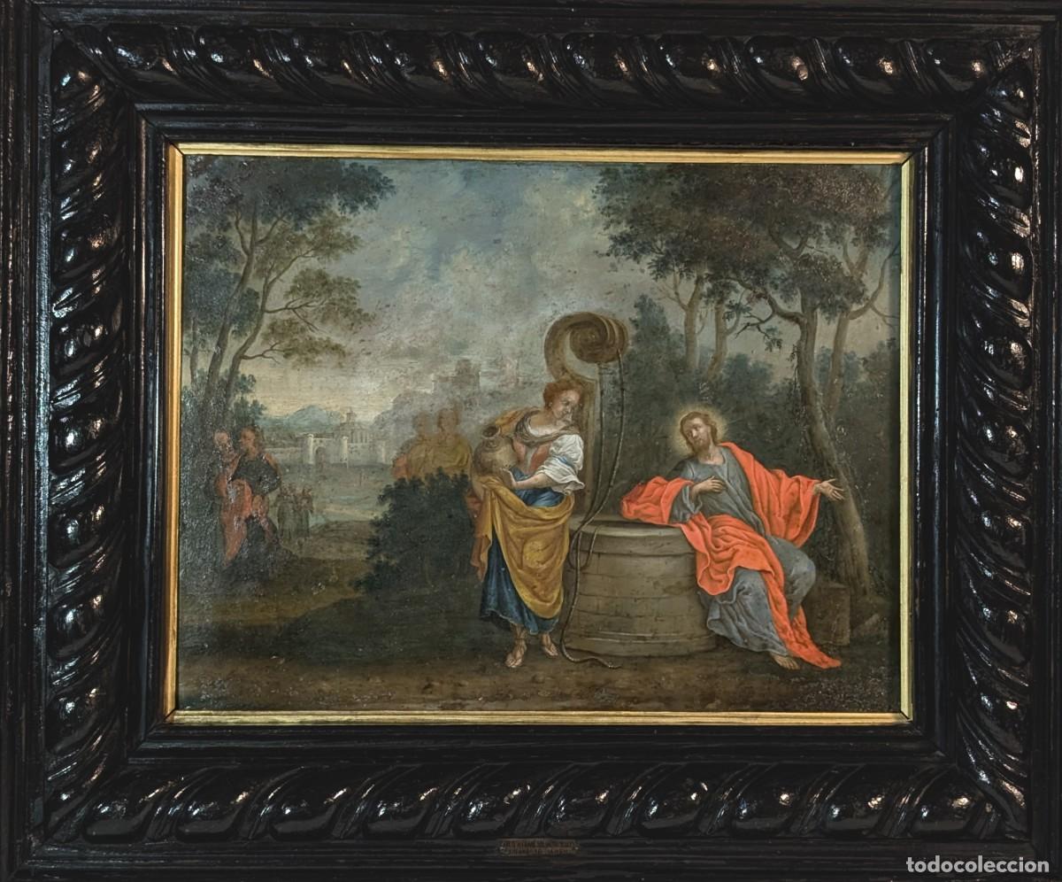 Art: Jesus y la Samaritana en el pozo, h.1700, atrb. Louis de Boullogne