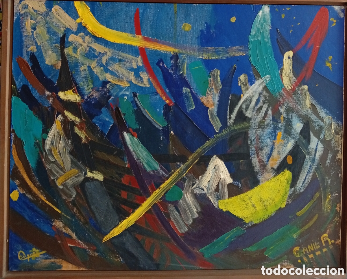 Arte: Pintura oleo lienzo firmado