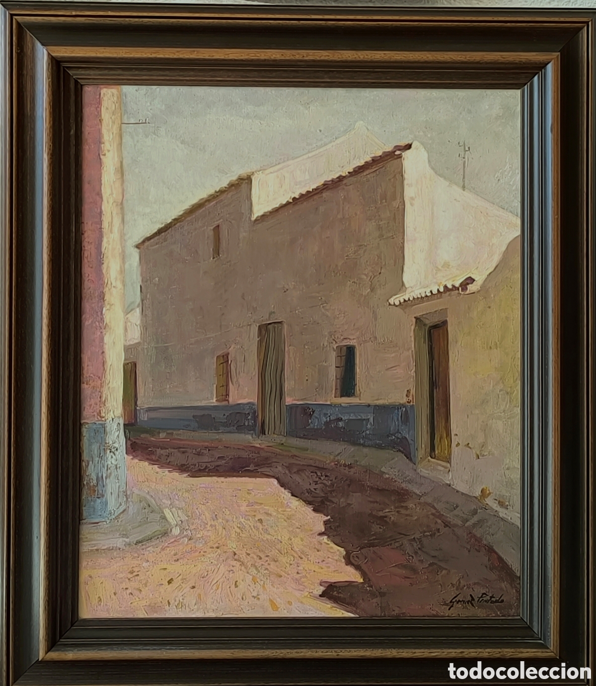 Arte: MARCELINO GOMEZ-PINTADO ( 1937-1983) Paisaje Huerta de Valdecarabanos