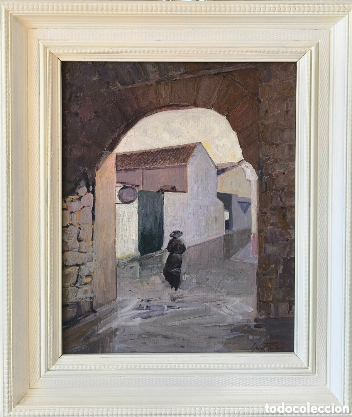 Art: MARCELINO GOMEZ-PINTADO.(1937-1983). Mujer de camino