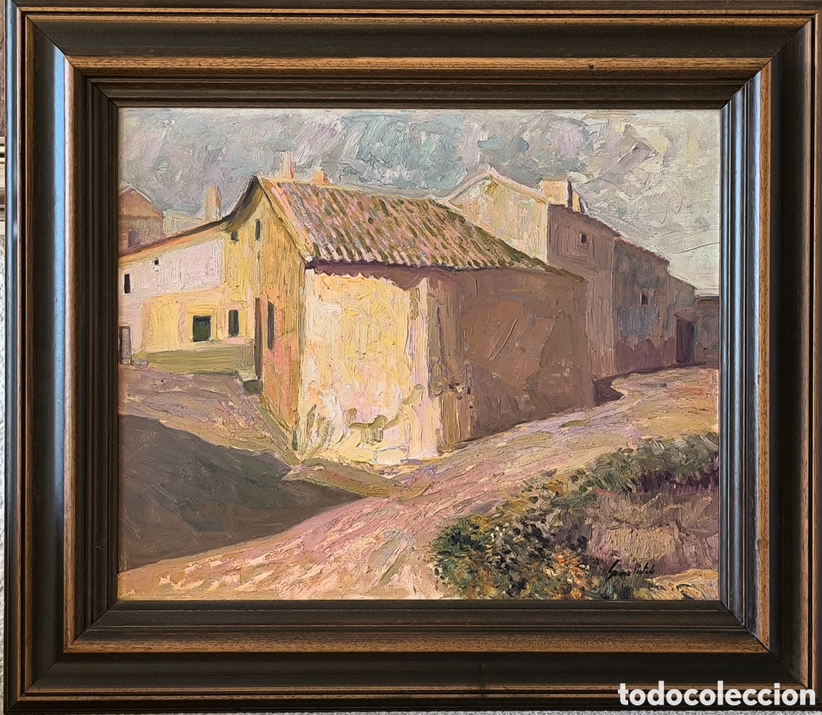 Art: MARCELINO GOMEZ-PINTADO.(1937-1983 ). Paisaje Manchego.