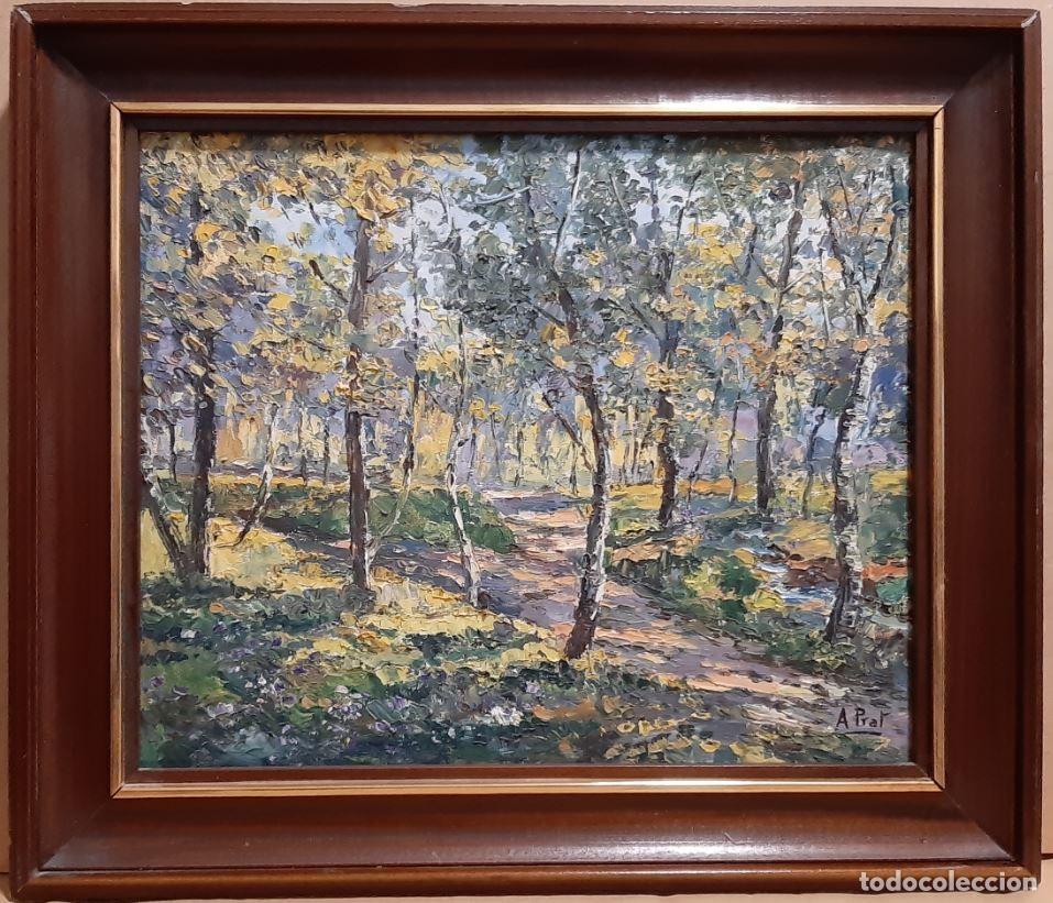 Arte: OTO&Ntilde;O EN EL BOSQUE, pintura de Antonio Prat Asper&oacute;