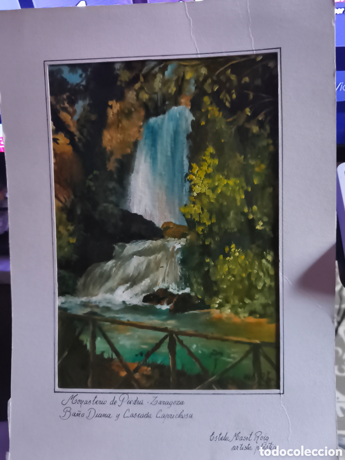 Arte: &Oacute;leo sobre papel martillado