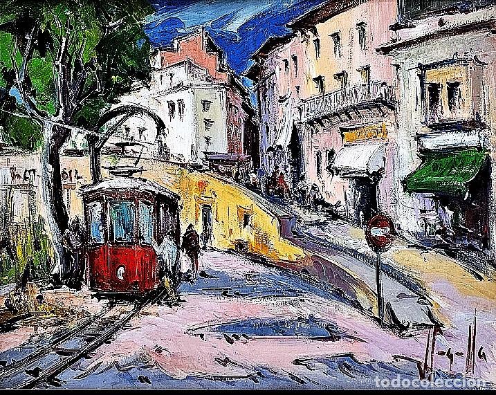Arte: JOSEP SARQUELLA 1028 - 2000 TRANVIA EN SOLLER .......