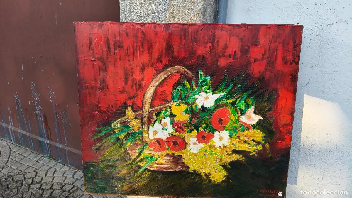 Arte: Toile sign&eacute;e j.grosjean