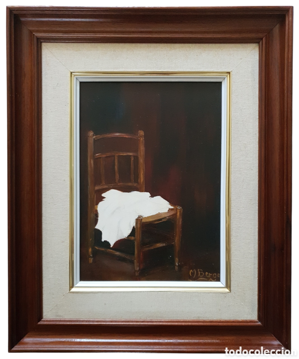 Arte: Montse Berga Torra (Salt, 1957) - Figuraci&oacute;n Expresiva Contempor&aacute;nea.Oleo/Tabla.Firmado.1989.