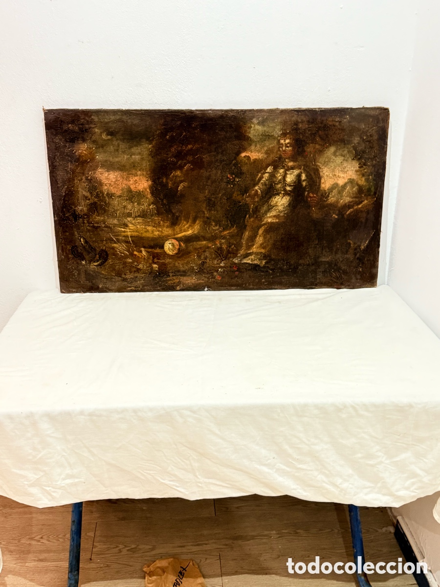 Kunst: ATRIBUIDO A JUAN DE VALD&Eacute;S LEAL (Sevilla 1622-1690) &Oacute;leo barroco siglo XVII religioso antiguo