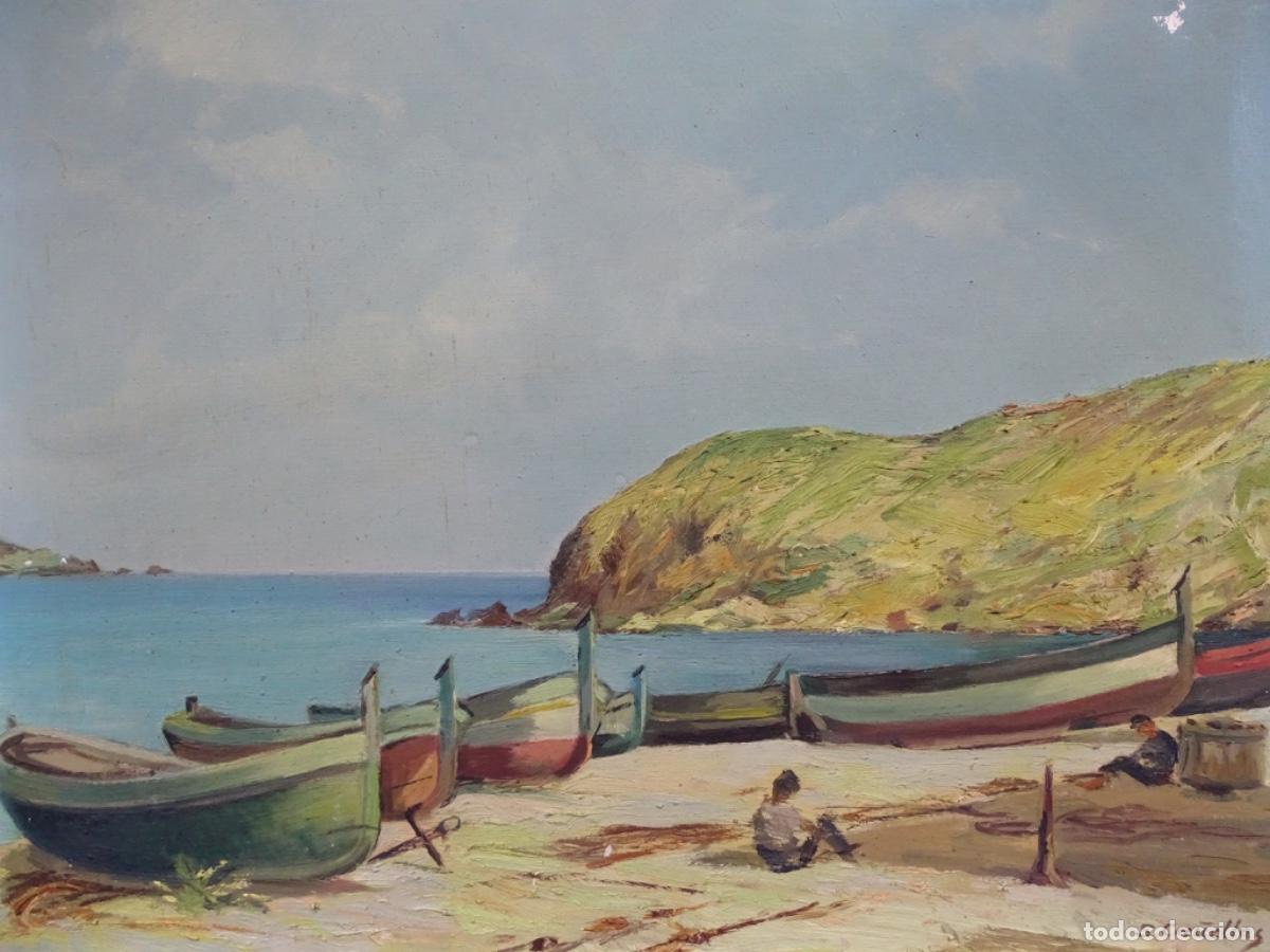 Arte: &Oacute;LEO SOBRE TELA SALVADOR CA&Ntilde;ELLAS. PAISAJE DE IBIZA ?