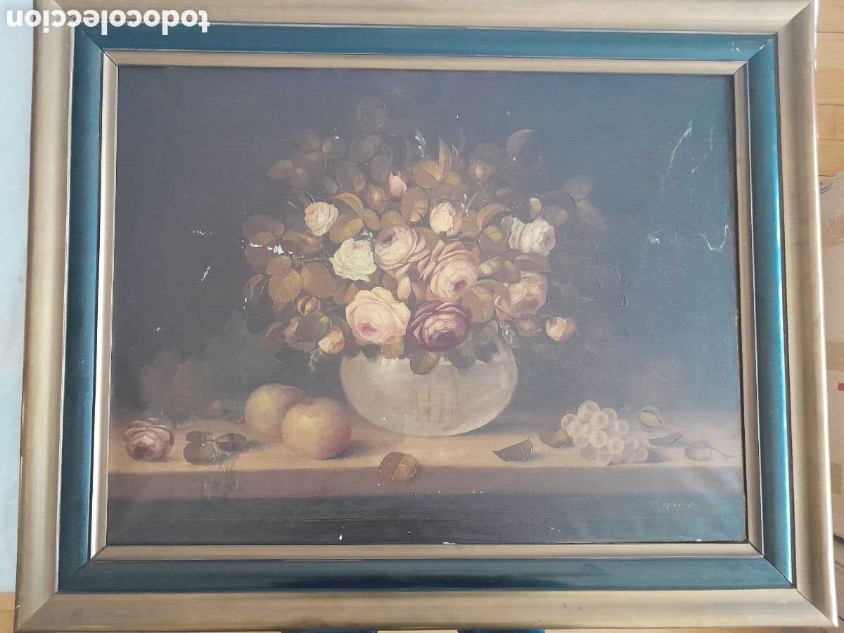 Arte: Cuadro oleo S.XIX Pintor A. Iglesias