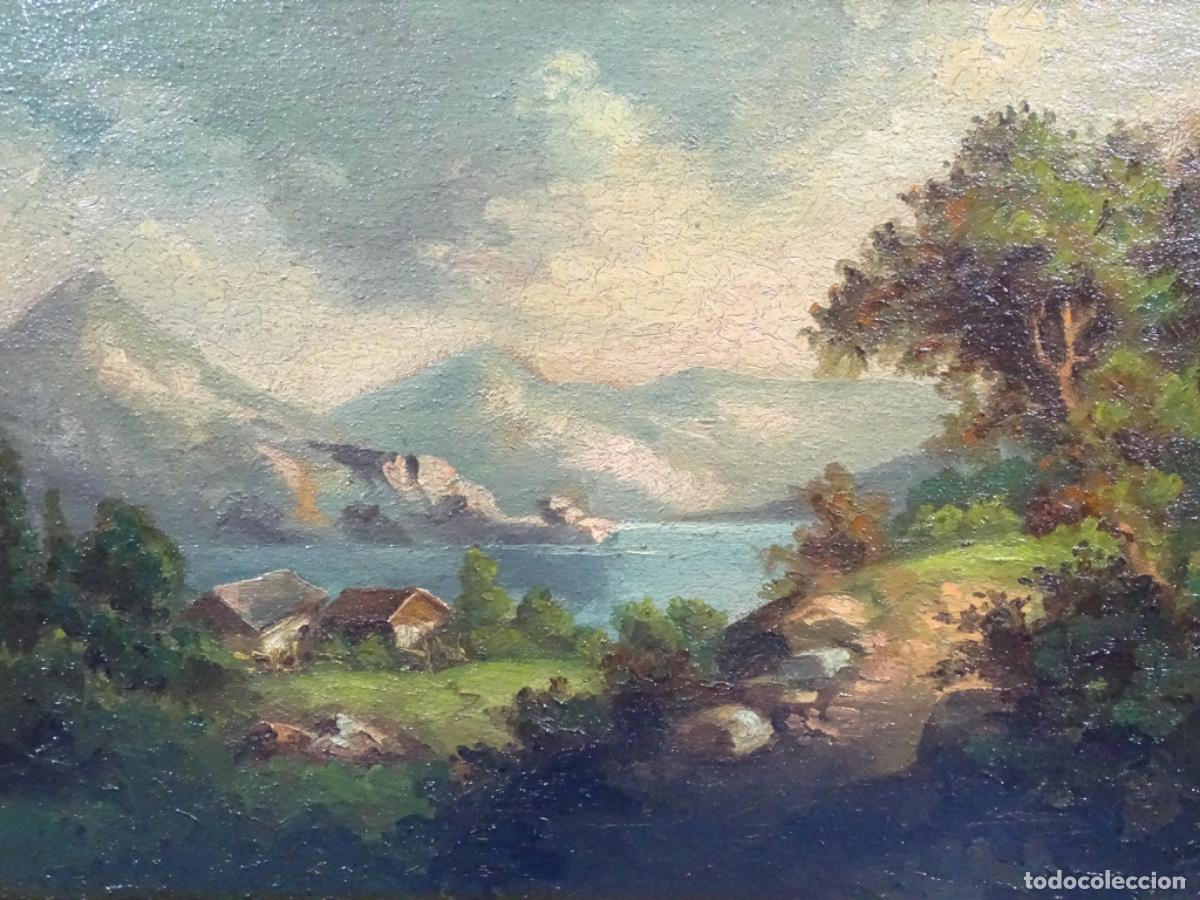 Arte: ANTIGUO &Oacute;LEO SOBRE TELA ANONIMO. ESCUELA CENTROEUROPEA. BUEN TRAZO CON MAESTR&Iacute;A.