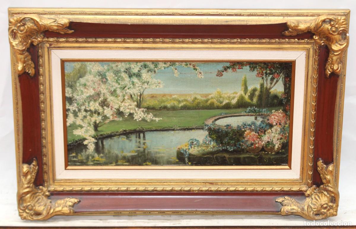 Kunst: ESCUELA ESPA&Ntilde;OLA (XIX-XX) OLEO SOBRE PANEL DE AUTOR DESCONOCIDO. LAGUNAS PONTINAS