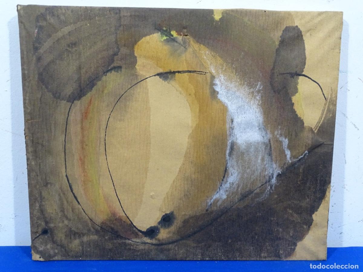 Arte: T&Eacute;CNICA MIXTA SOBRE PAPEL. PINTORA ENCINA VERDIAL. ABSTRACTO.