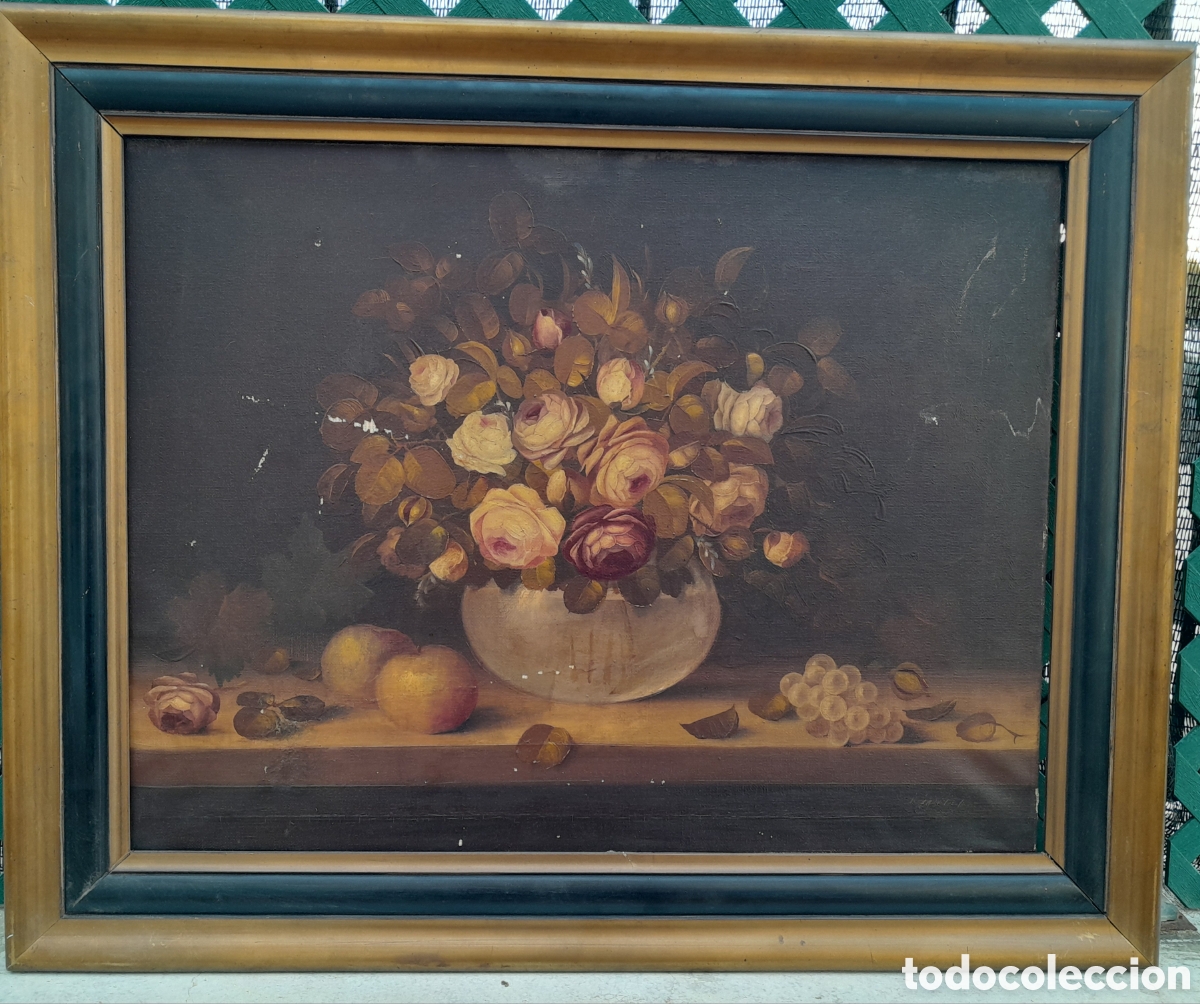 Arte: Cuadro oleo S.XIX Pintor A. Iglesias