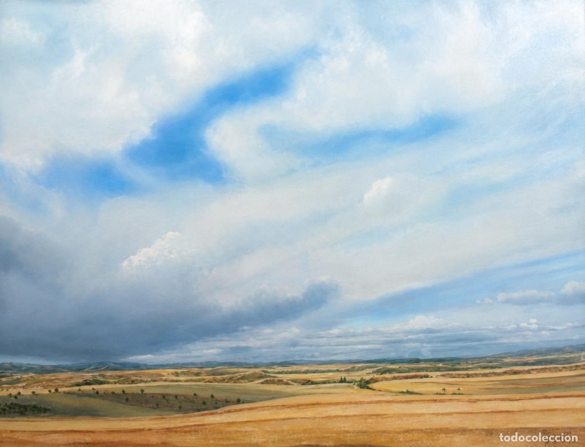 Arte: La Manchuela, &oacute;leo sobre lienzo, 54 x 73cm.
