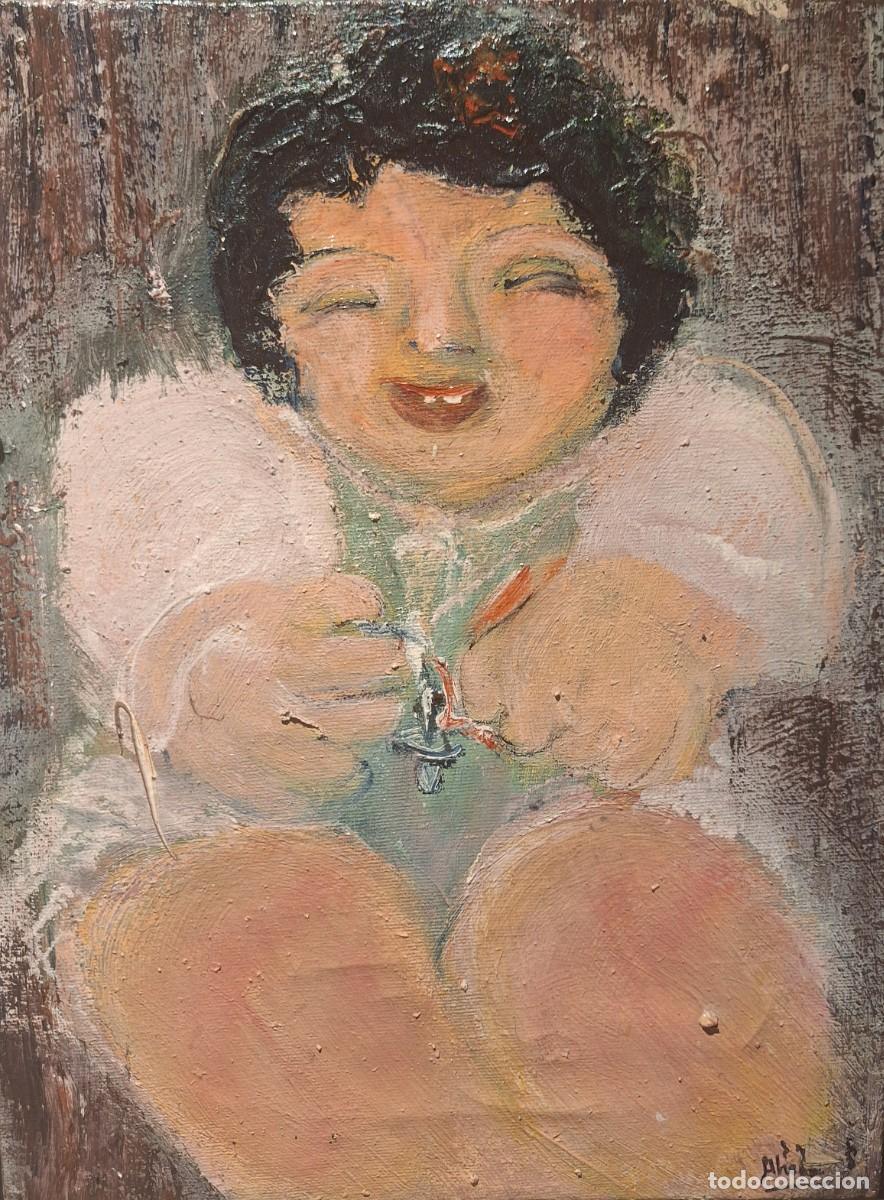 Arte: TERESA AHEDO (1941) - &Oacute;LEO SOBRE LIENZO