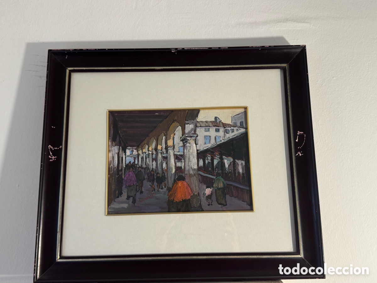 Arte: Juan Ortu&ntilde;o Pintura de plaza espa&ntilde;ola