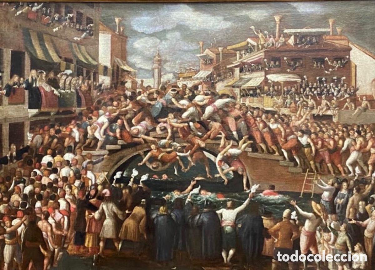 Arte: joseph heinz -la batalla del puente del pu&ntilde;o