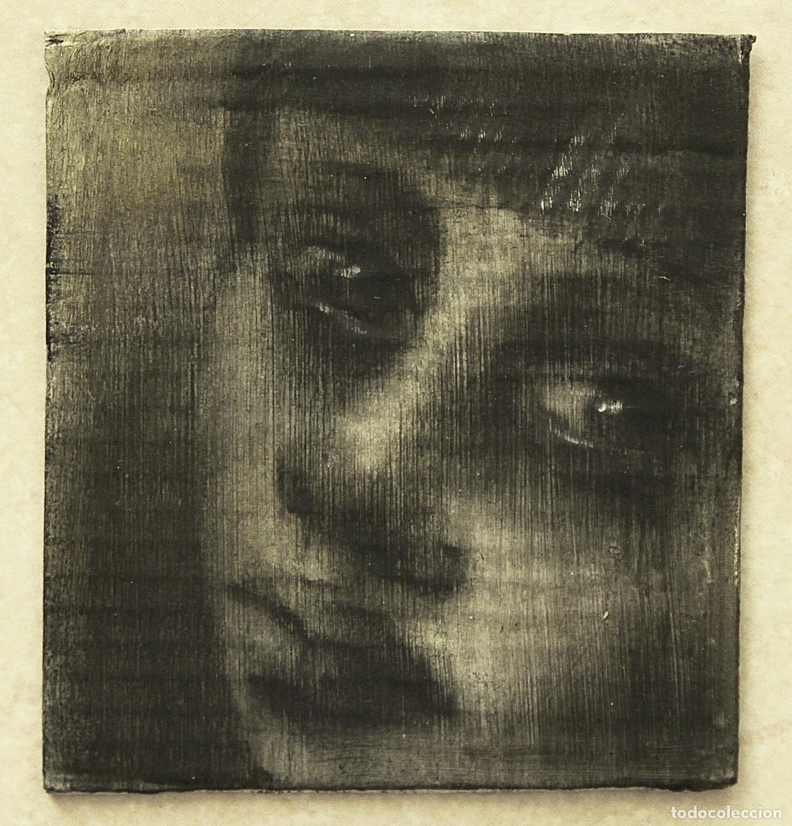 Arte: DOROTA EMILIA CZARNY, &rdquo;OFELIA&rdquo; (2022) - MINIATURA SOBRE CART&Oacute;N 8 x 9 CM.
