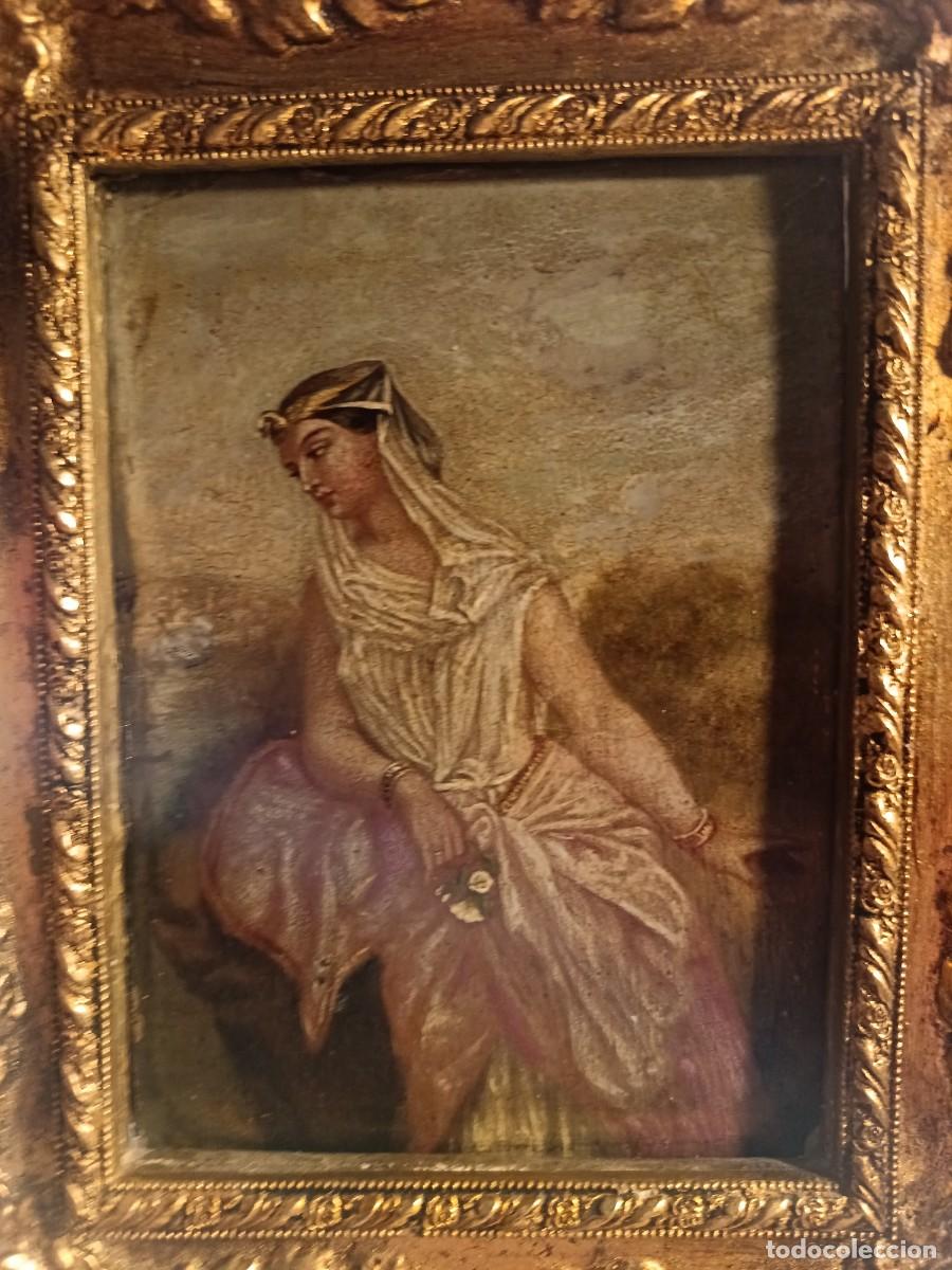 Arte: Pintura sobre chapa de Cleopatra - Foto 2