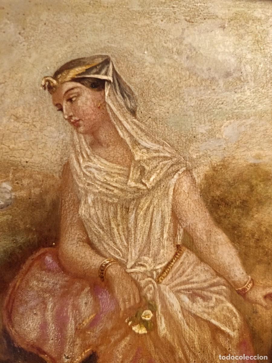 Arte: Pintura sobre chapa de Cleopatra - Foto 3