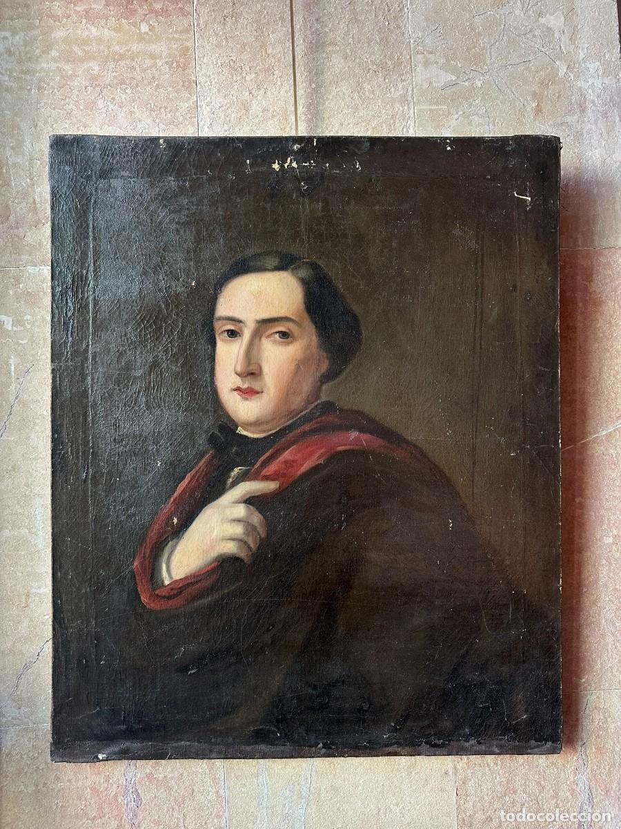 Arte: RETRATO SIGLO XIX. PROBABLEMENTE OSCAR WILDE