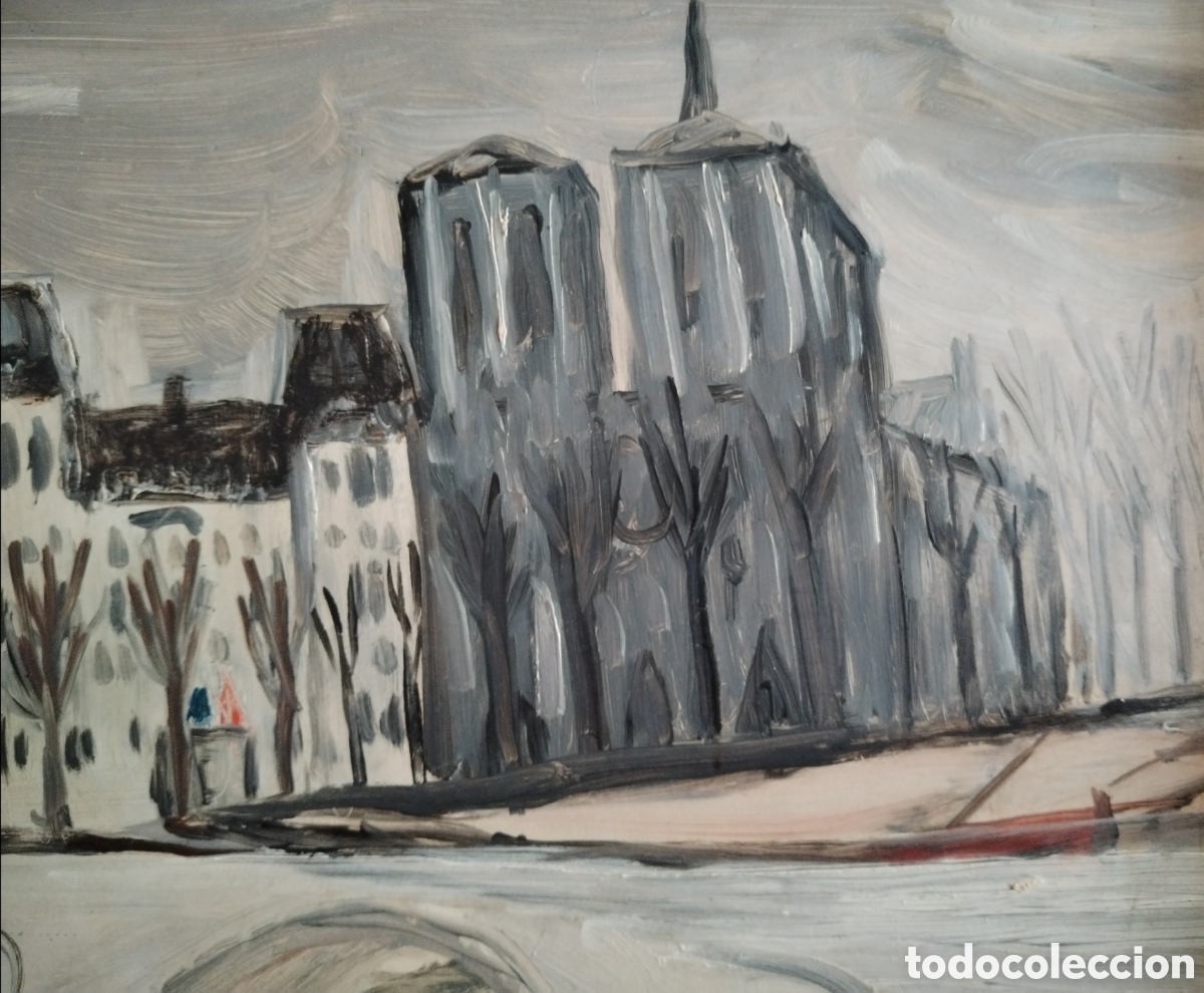 Arte: &Oacute;leo sobre tablex a&ntilde;os 40 o 50. - Foto 4
