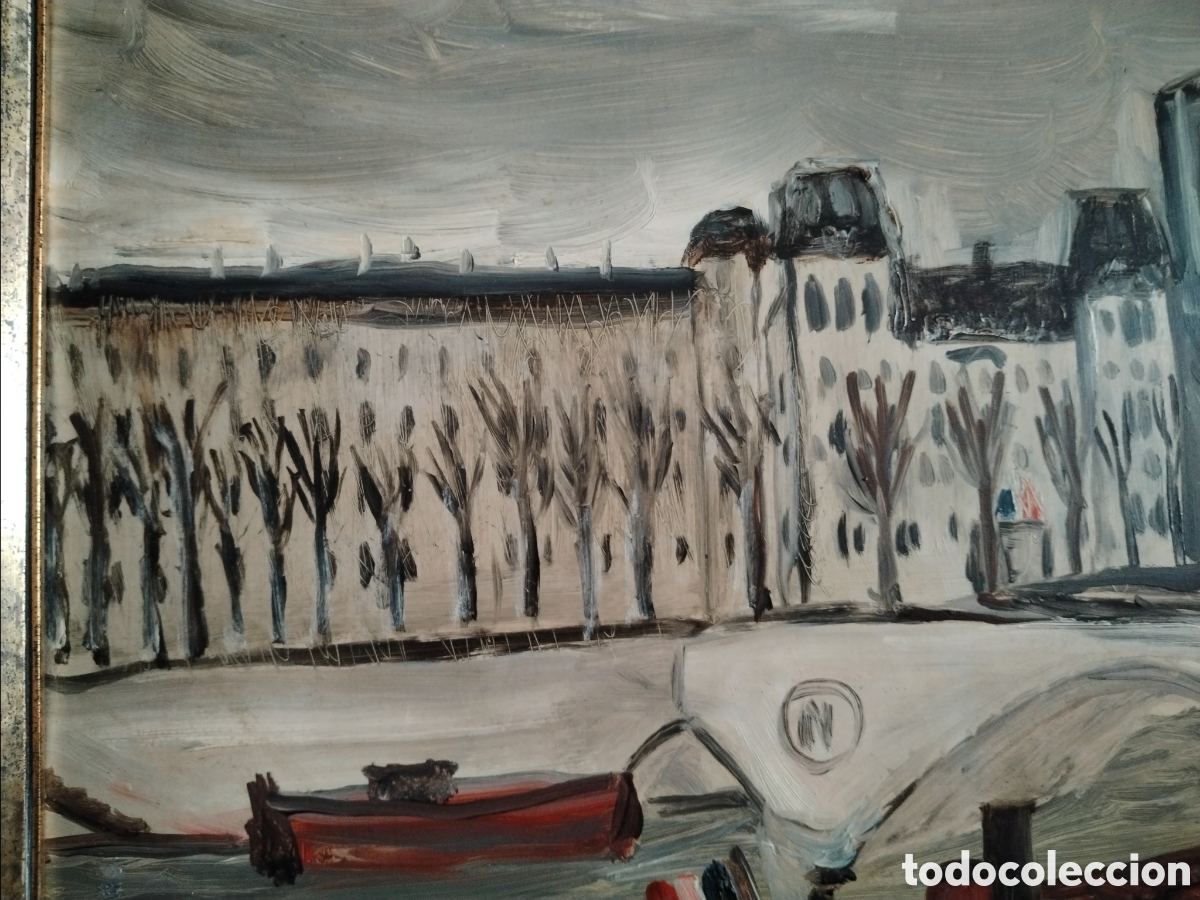 Arte: &Oacute;leo sobre tablex a&ntilde;os 40 o 50. - Foto 8