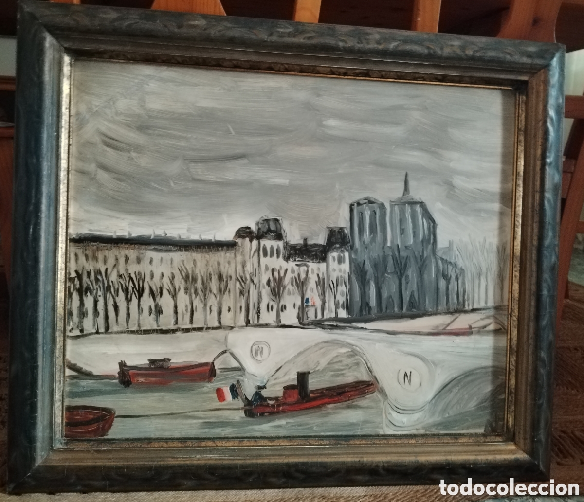 Arte: &Oacute;leo sobre tablex a&ntilde;os 40 o 50. - Foto 15