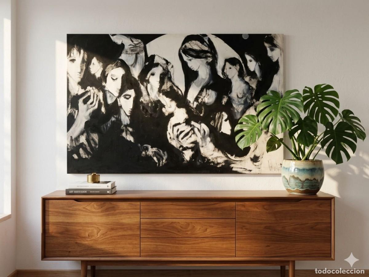 Kunst: Gino Hollander &ndash; Acr&iacute;lico sobre lienzo &ndash; Gran formato &ndash; Firmado y fechado